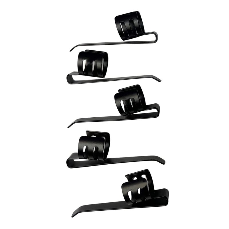 Pokka Klip 5 Pack - Fits all Pokka Pens. Holds tight to your shirt, notebook, etc. Accessory product for Pokka Pens. - Image 1